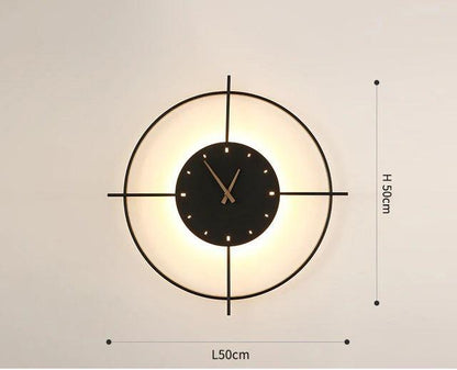 Lumipro - LED Orologio da Parete Illuminato - Design Unico e Funzionale