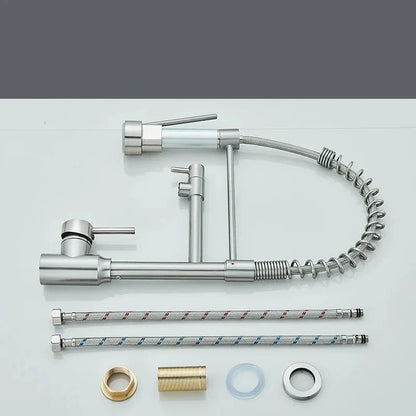 Rubinetto NickelFlex - Rubinetto da cucina moderno - Funzione di rotazione a 360