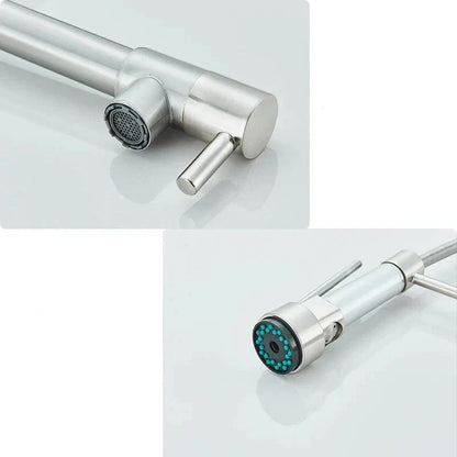 Rubinetto NickelFlex - Rubinetto da cucina moderno - Funzione di rotazione a 360