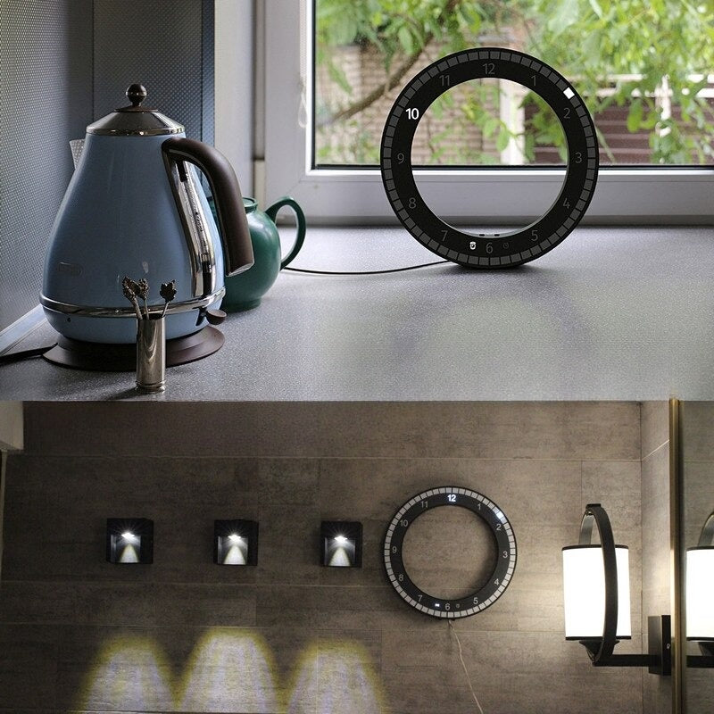 Orologio digitale USB LED - Design moderno - Perfetto per la casa