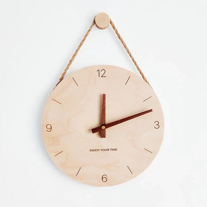 SimpleWood - Uniek Houten Orologio da Parete - Stijlvol en Functioneel