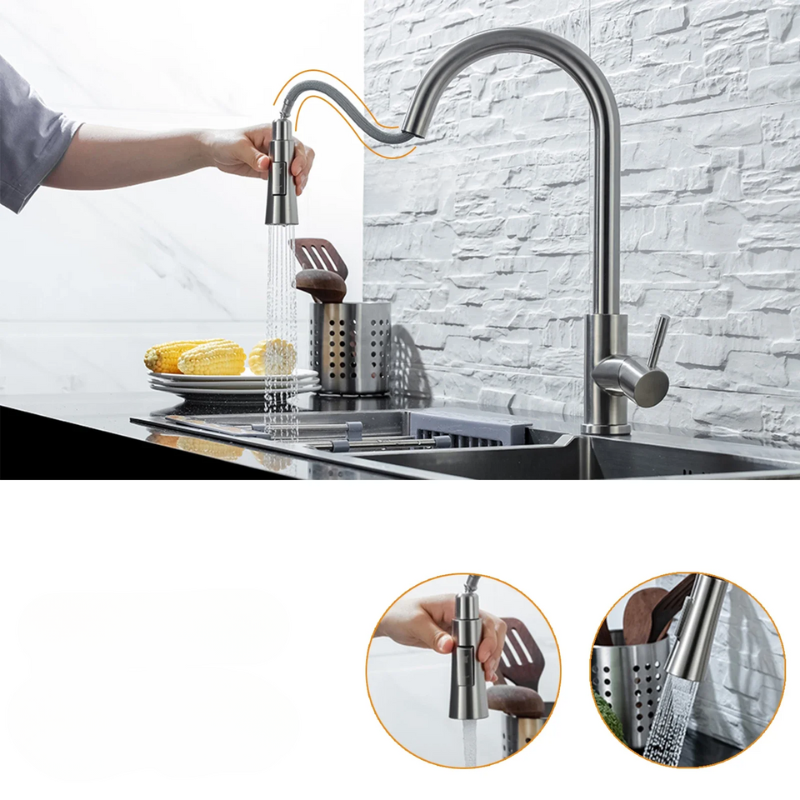 Rubinetto TouchNickel - Miscelatore sensoriale Moderno - Soluzione innovativa per la cucina