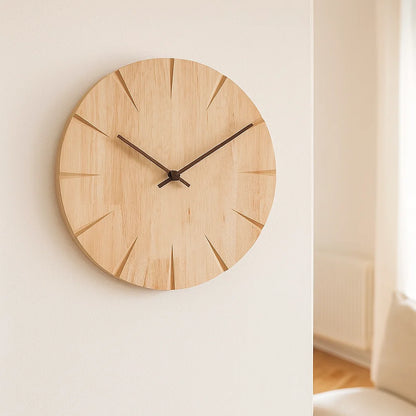 ElegantWood - Unico Orologio da Parete - Design Raffinato