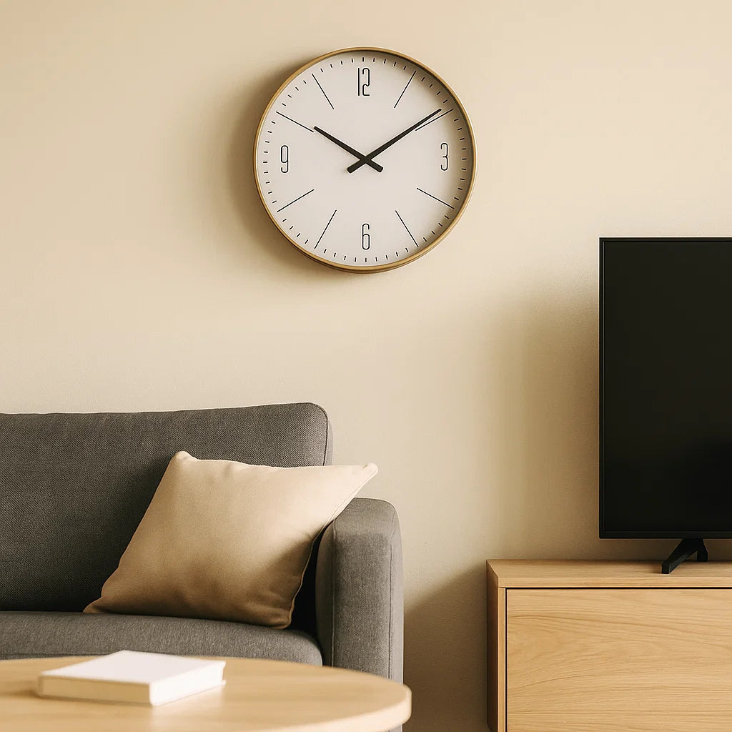 Orologio da Parete Golden Simplicity - Eleganza e Funzionalità