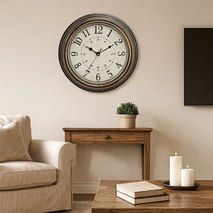 Orologio da parete vintage - Effetto legno - Design senza tempo