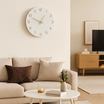 Orologio da Parete in Legno 3D - Design Nordico Unico - Eleganza e Funzionalità