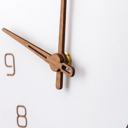 Orologio da Parete in Legno 3D - Design Nordico Unico - Eleganza e Funzionalità