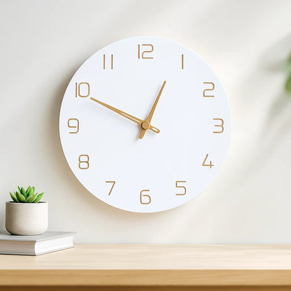 Orologio da Parete in Legno 3D - Design Nordico Unico - Eleganza e Funzionalità