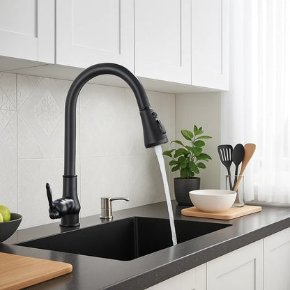 VintageTap - Rubinetto da cucina retrò - Finitura in ottone - Design unico